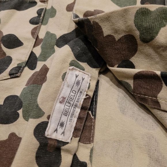 Bellfield light canvas duck camo chore cost/ hunting jacket - Picture 6 of 6